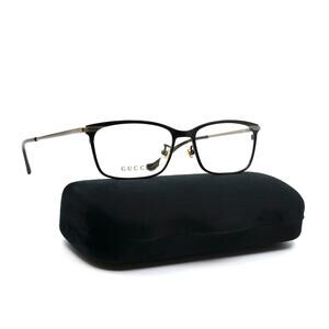 NEW GUCCI GG1030OJ 001 BLACK GOLD TITANIUM EYEGLASSES FRAME